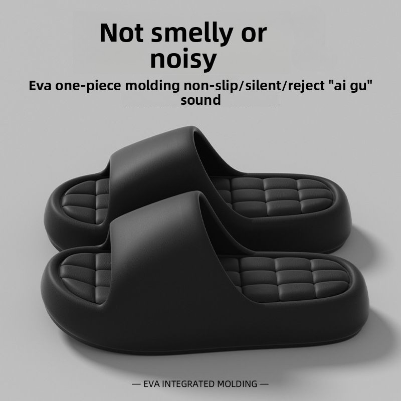 Home Outdoor Bathroom - Unisex Cloud Thick Platform EVA Slides