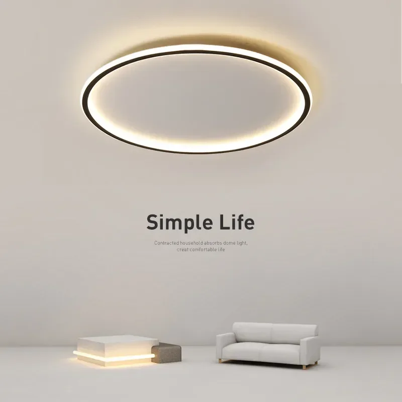Home Bathroom Lights - Nordic Minimalist LED Ceiling Light For