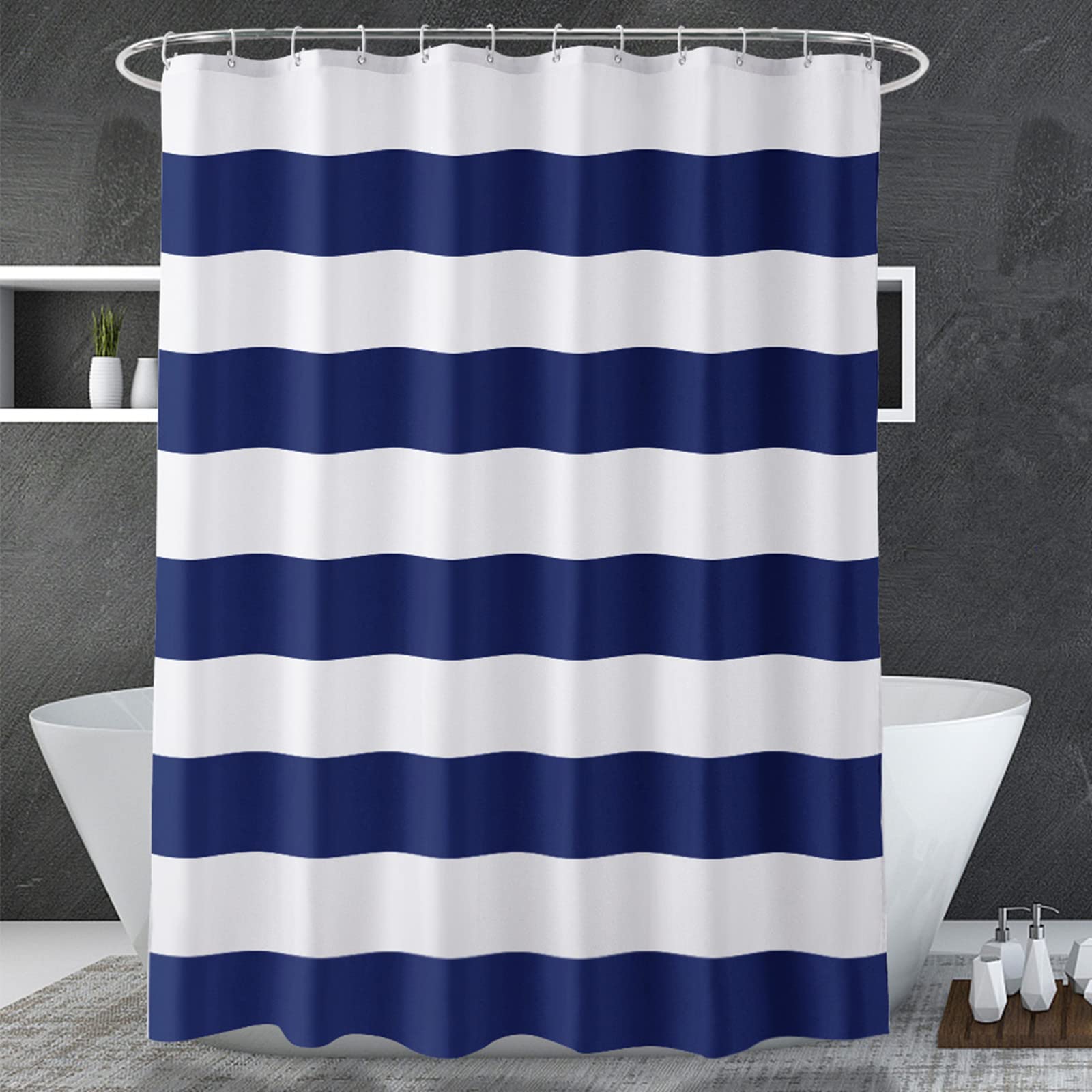 Shower Curtain Liner - Màu Xanh Hải Quân Màn Tắm