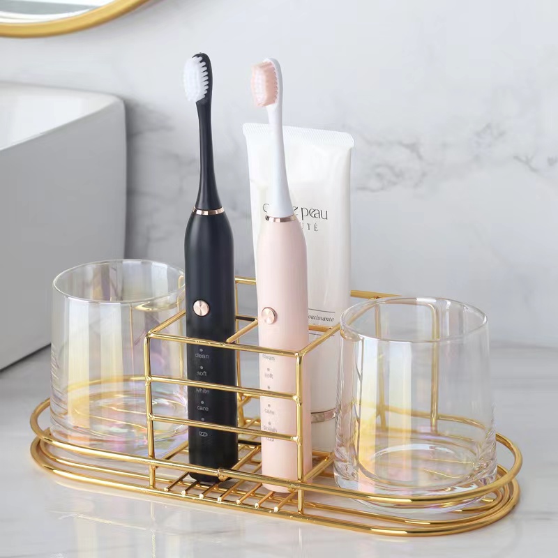 Toothbrush Holder Set - Bàn Chải Đánh Răng Kệ Kéo