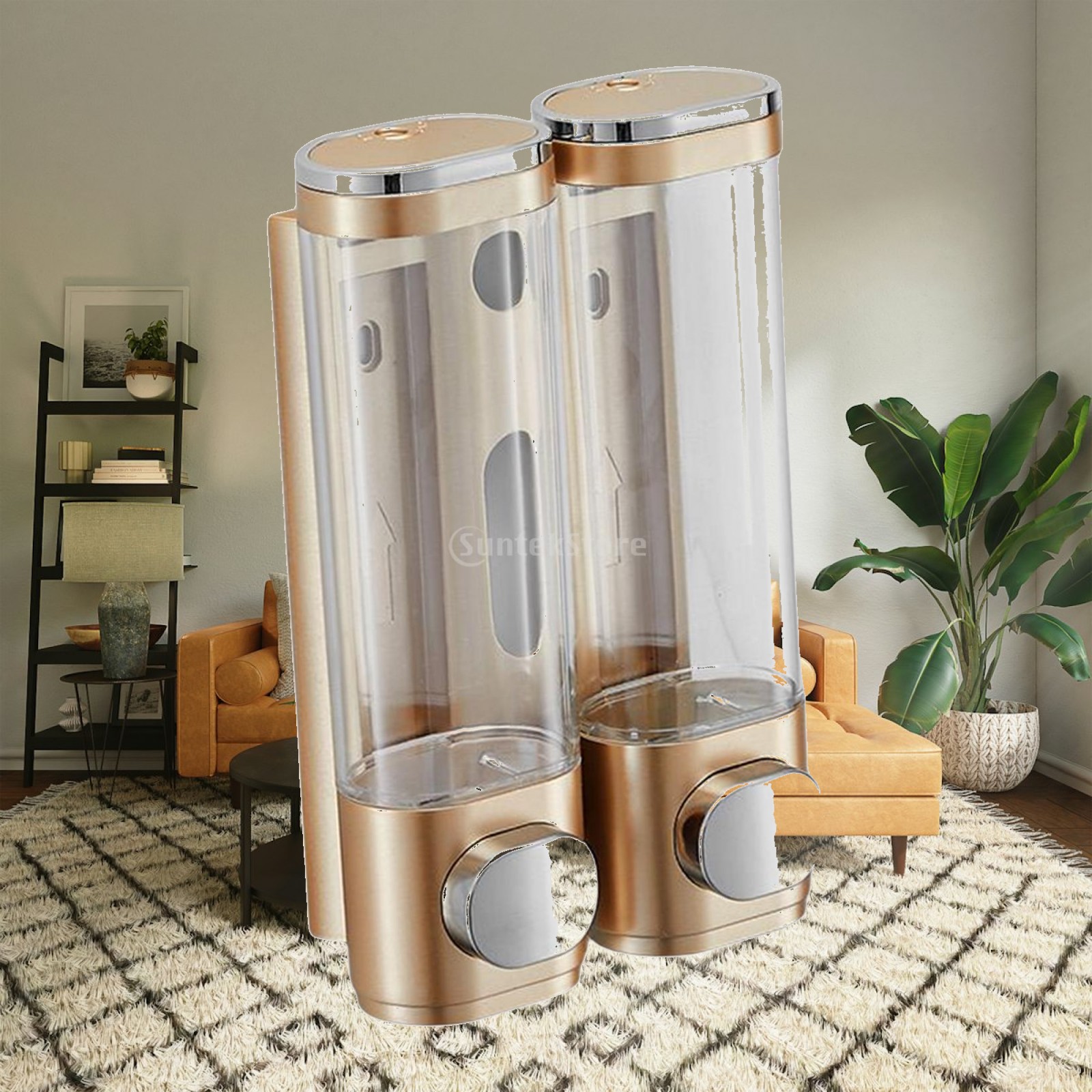 Home Bathroom Wall Soap Dispenser - Wall Soap Dispenser Plastic Manual Hand