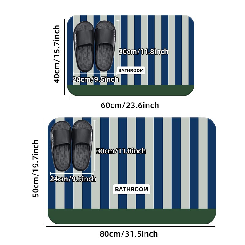Non-slip bath mat, striped sta - đánh giá và giá Home Bathroom Upgrades