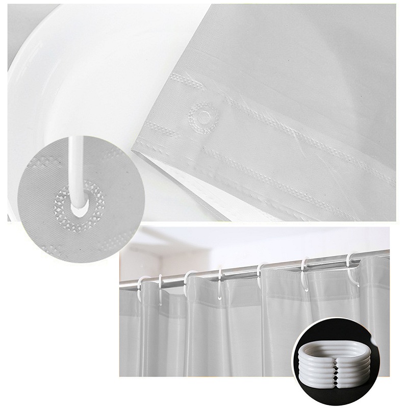 PEVA Waterproof Shower Curtain - đánh giá và giá Shower Curtain Liner