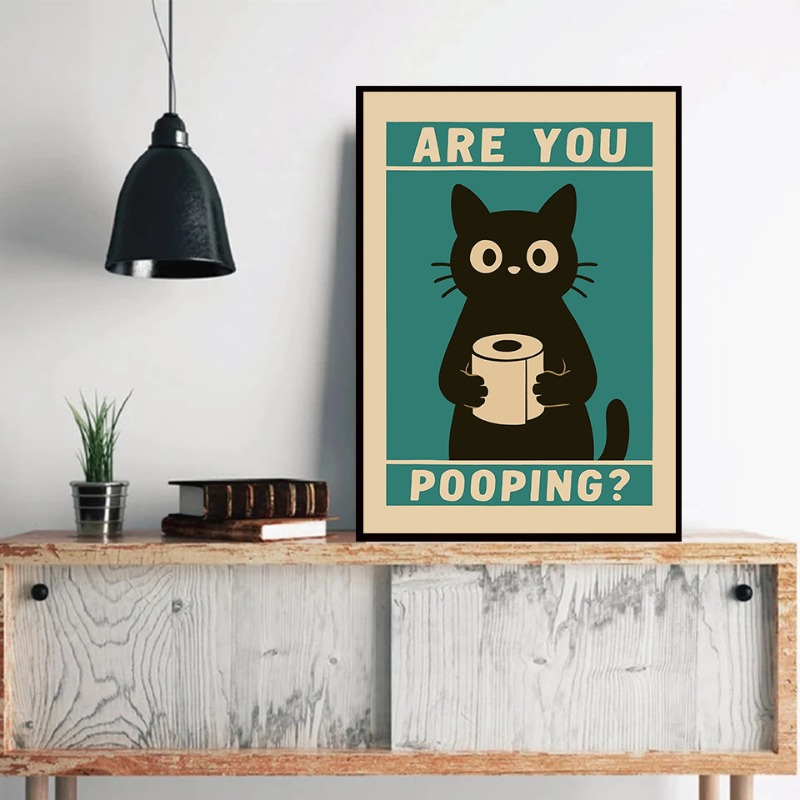 Funny Animal Toilet Poster Car - đánh giá và giá Home Bathroom Quotes
