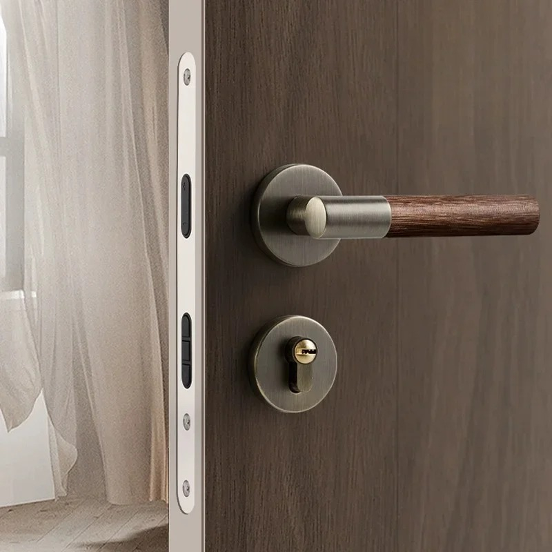 Wooden Door Handle Zinc Silent - đánh giá và giá Home Bathroom Hardware