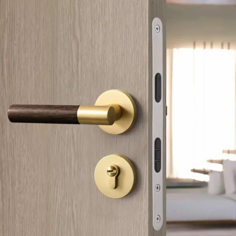 Wooden Door Handle Zinc Silent - đánh giá và giá Home Bathroom Hardware