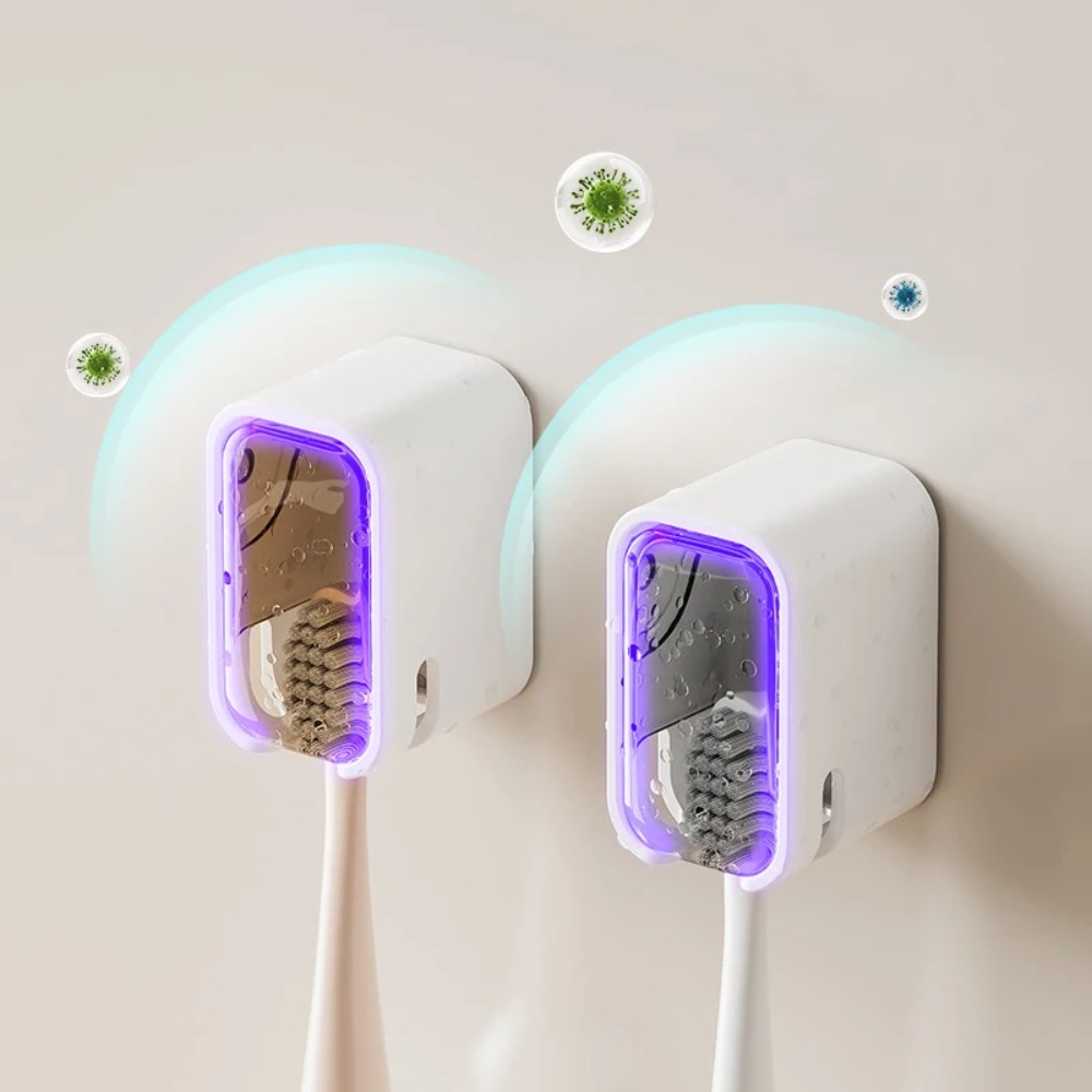 2PCS Toothbrush Holder Flip-to - đánh giá và giá Toothbrush Holder Set