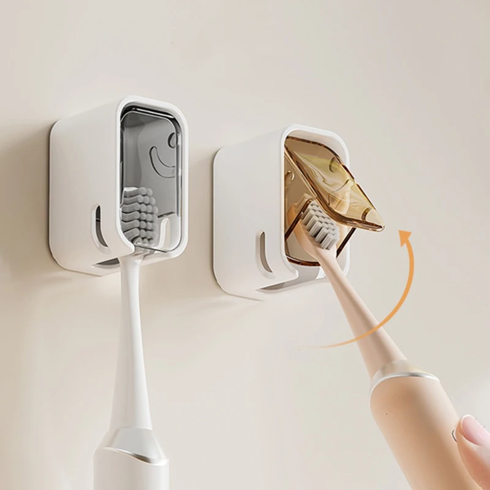 2PCS Toothbrush Holder Flip-to - đánh giá và giá Toothbrush Holder Set