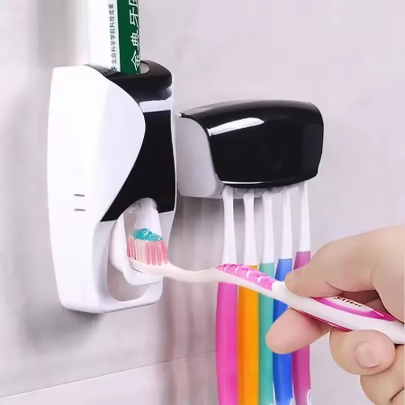 1 set of easy-to-use toothbrus - đánh giá và giá Toothbrush Holder Set