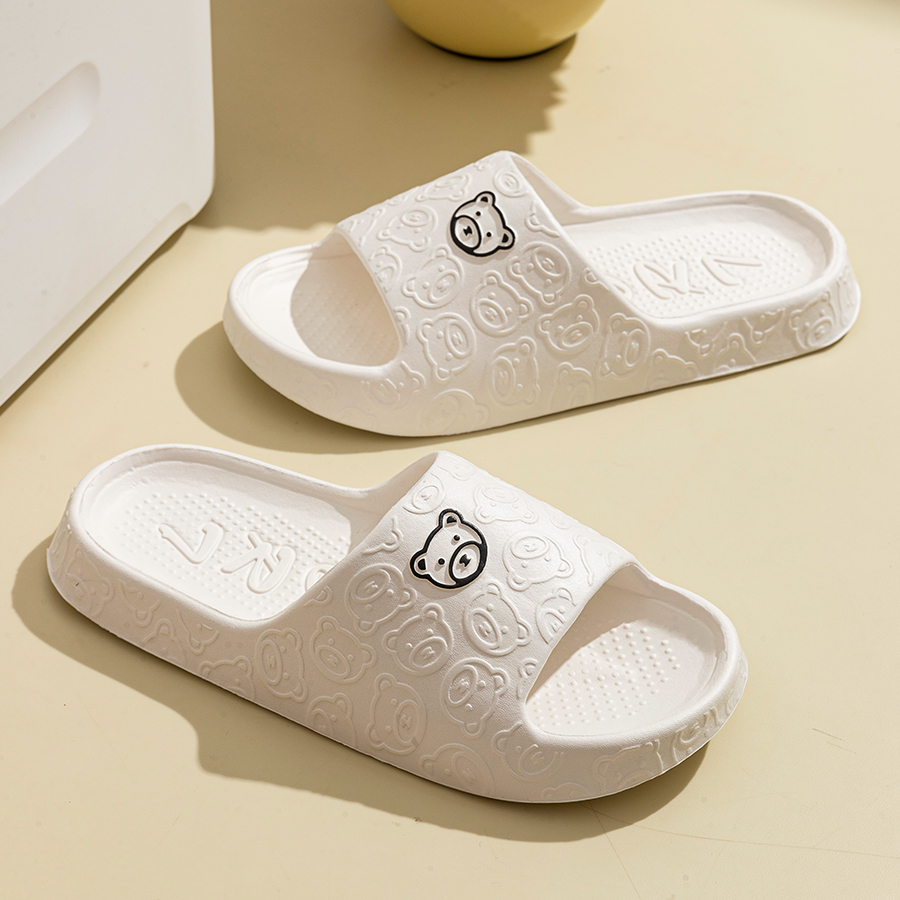 Printting Cute Bear Women Slip - đánh giá và giá Home Outdoor Bathroom