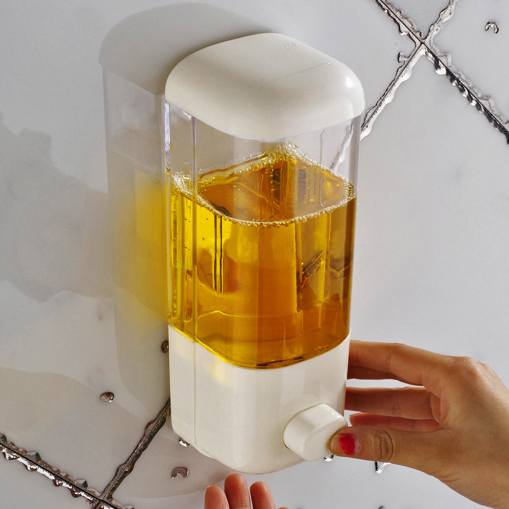 500ML Wall Mounted Soap Dispen - đánh giá và giá Home Bathroom Wall Soap Dispenser