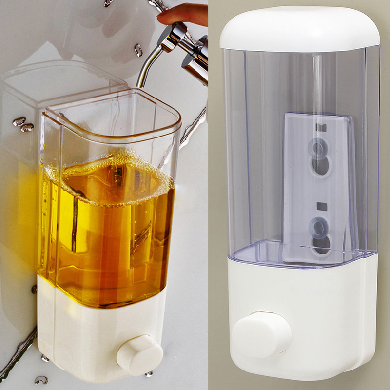500ML Wall Mounted Soap Dispen - đánh giá và giá Home Bathroom Wall Soap Dispenser