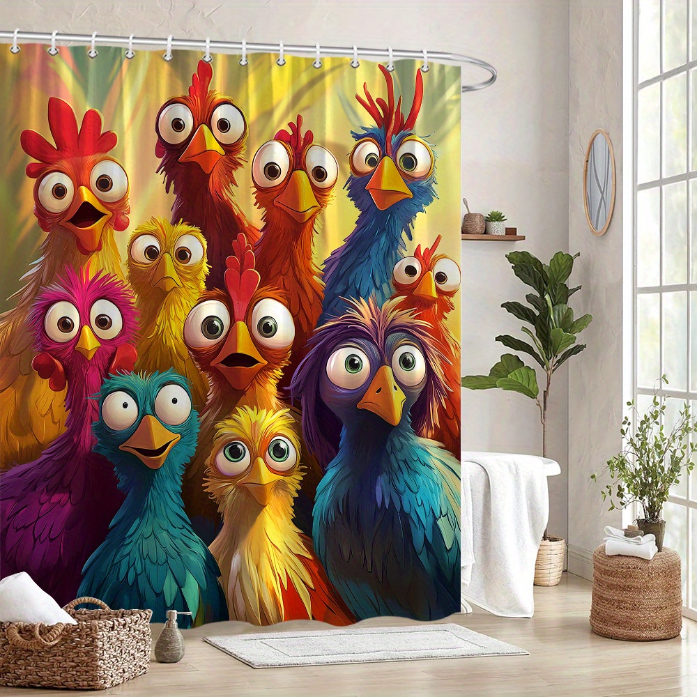 Waterproof Shower Curtain with - đánh giá và giá Shower Curtain Liner