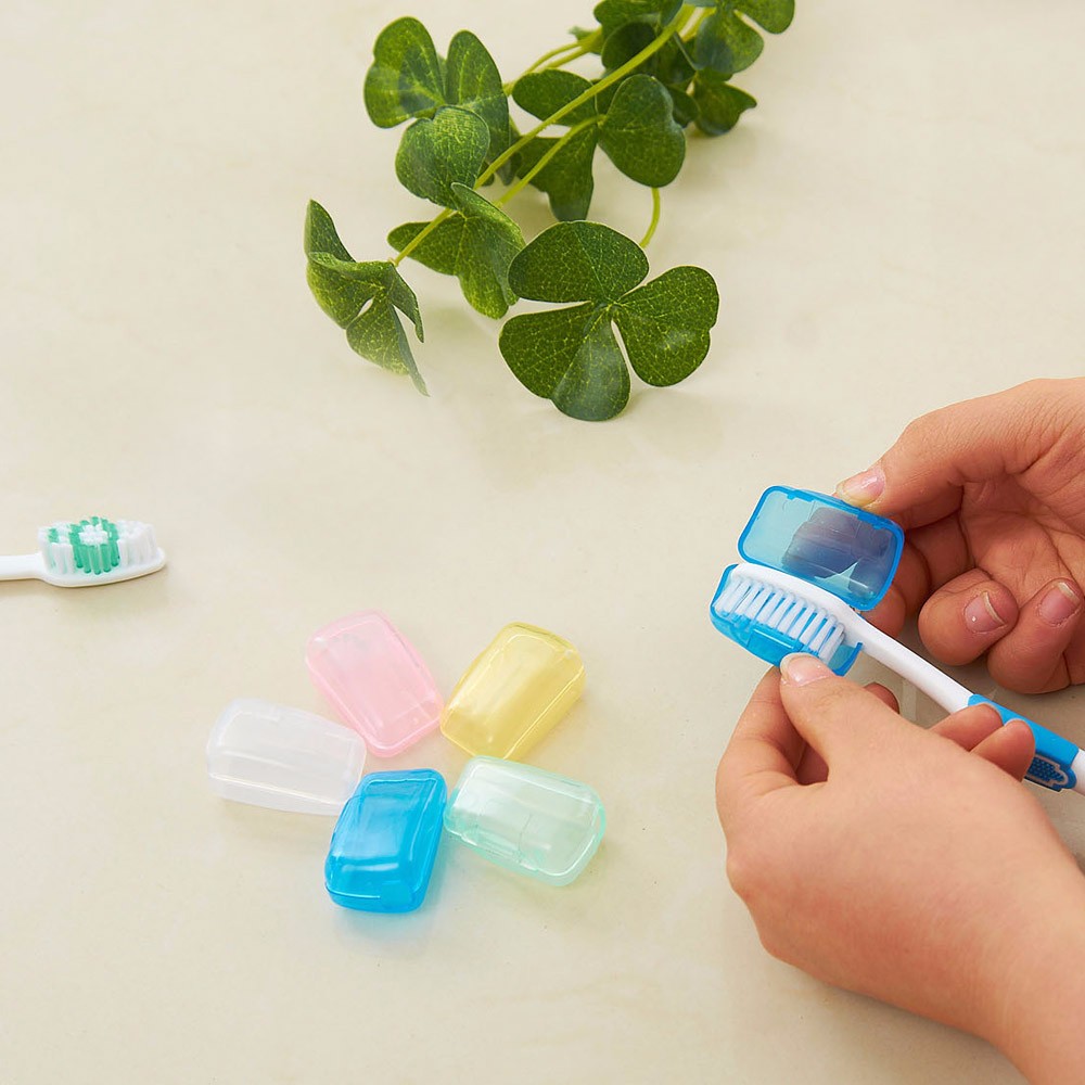 5Pcs/set Portable Toothbrush C - đánh giá và giá Toothbrush Holder Set