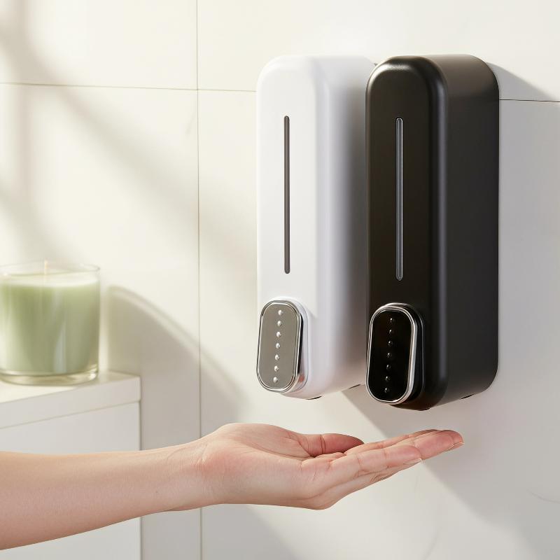 Manual Press ABS Wall‑Mounted  - đánh giá và giá Home Bathroom Wall Soap Dispenser