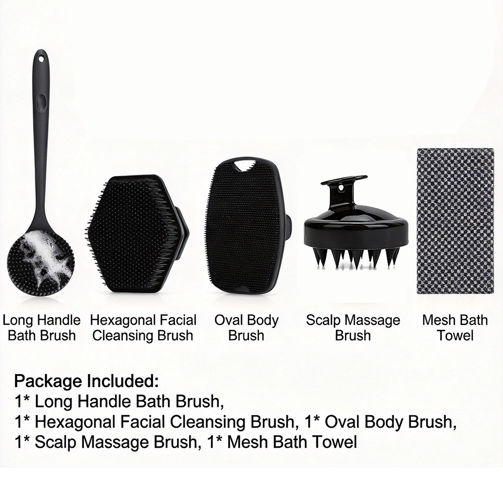 5/4/3/2/1Pcs Body Bath Brush S - đánh giá và giá Home Bathroom Cleaning Machine