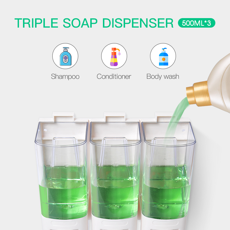 SVAVO Liquid Soap Dispenser Wa - đánh giá và giá Home Bathroom Wall Soap Dispenser