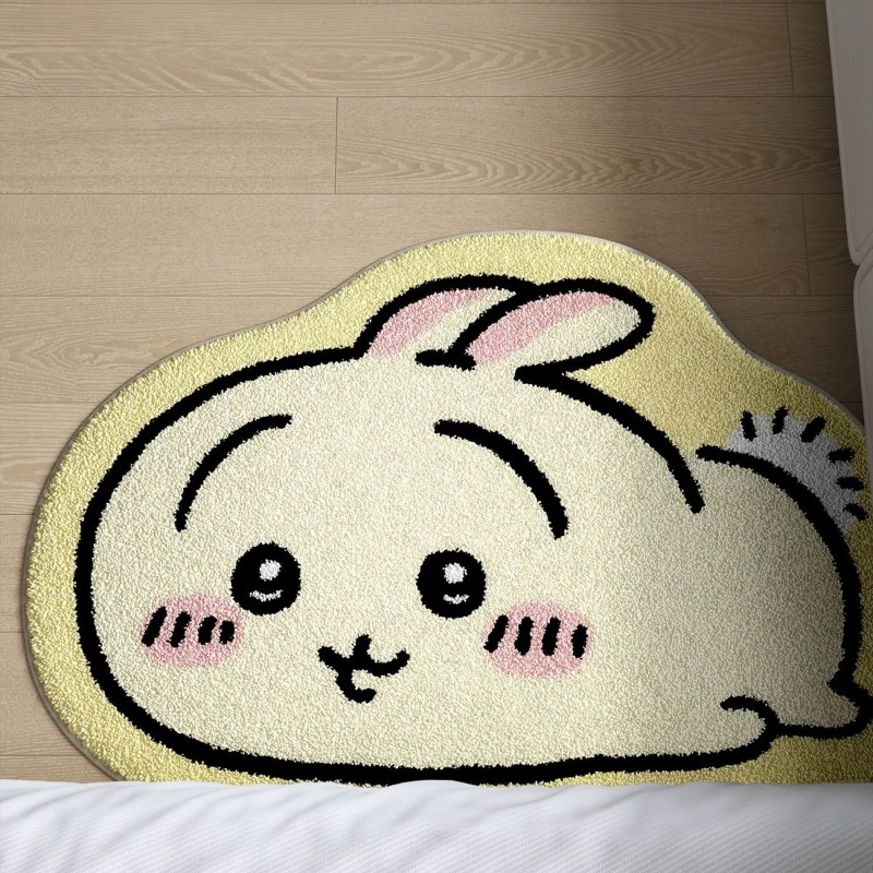 -Chiikawa！！！ Cartoon Rug Anime - đánh giá và giá Home Goods Bathroom