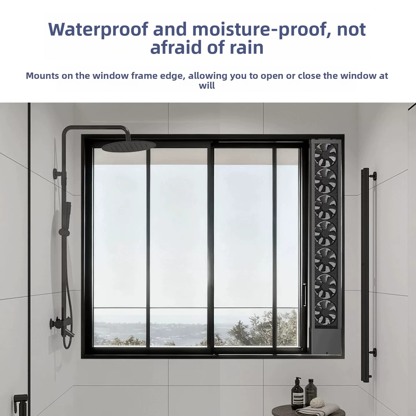 Tool-Free Window Exhaust Fan – - đánh giá và giá Home Goods Bathroom