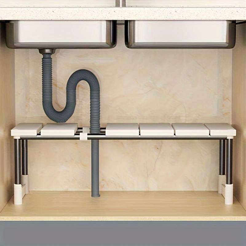 Adjustable Under Sink Storage  - đánh giá và giá Home Goods Bathroom Cabinets