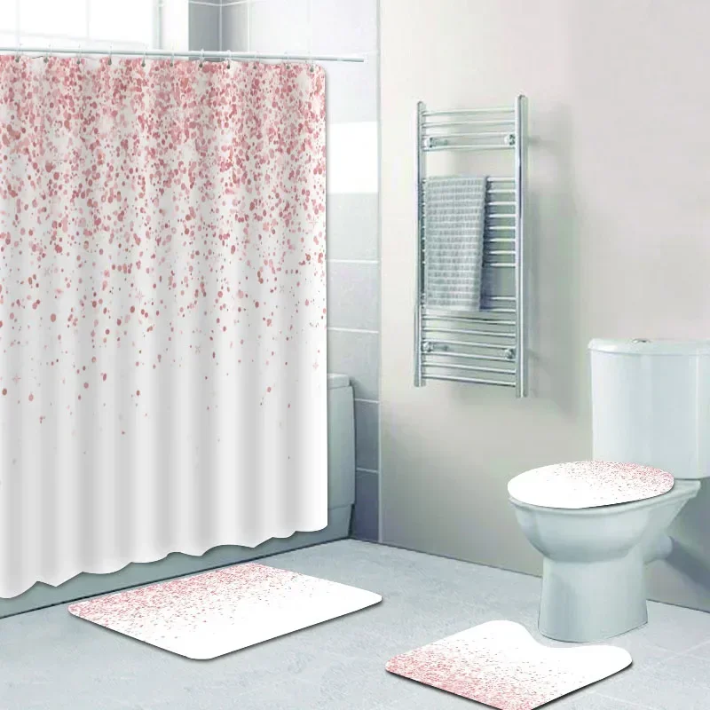 Stylish Black Silver Falling G - đánh giá và giá Shower Curtain Liner