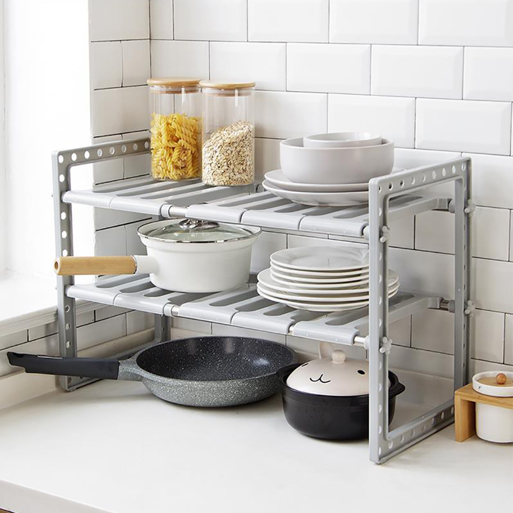 Under Sink Organizer 2-Tier Ex - đánh giá và giá Home Goods Bathroom Cabinets