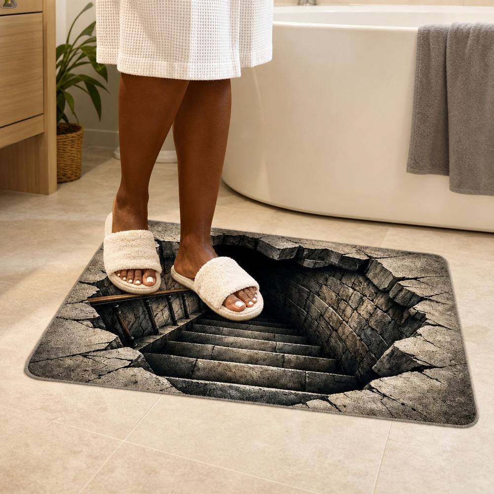 3D Stone Hole Illusion Door Ma - đánh giá và giá Home Bathroom Cleaning Machine