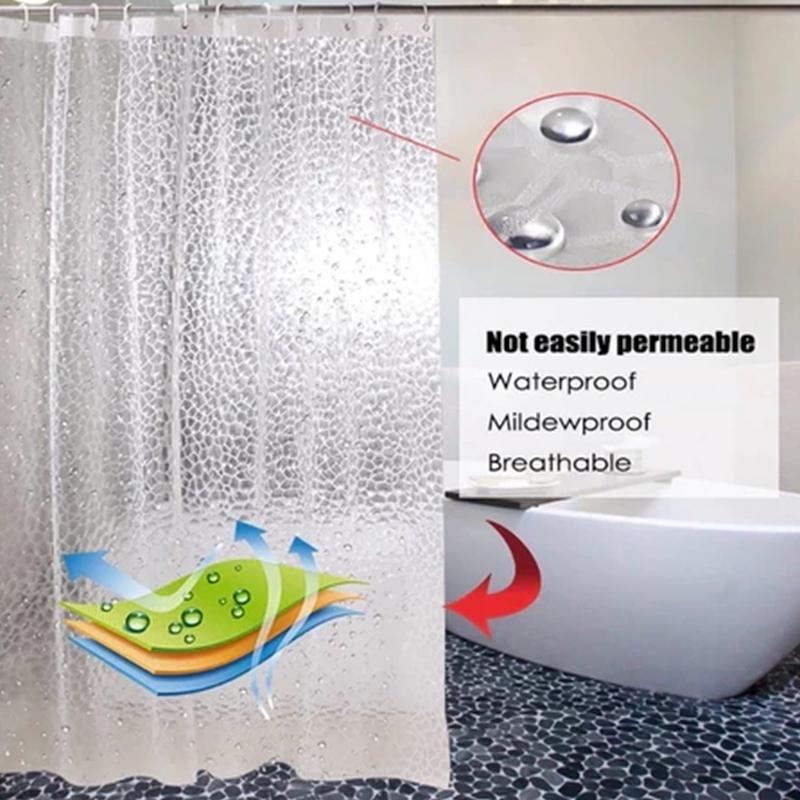 PEVA Gravel Shower Curtain Tra - đánh giá và giá Shower Curtain Liner