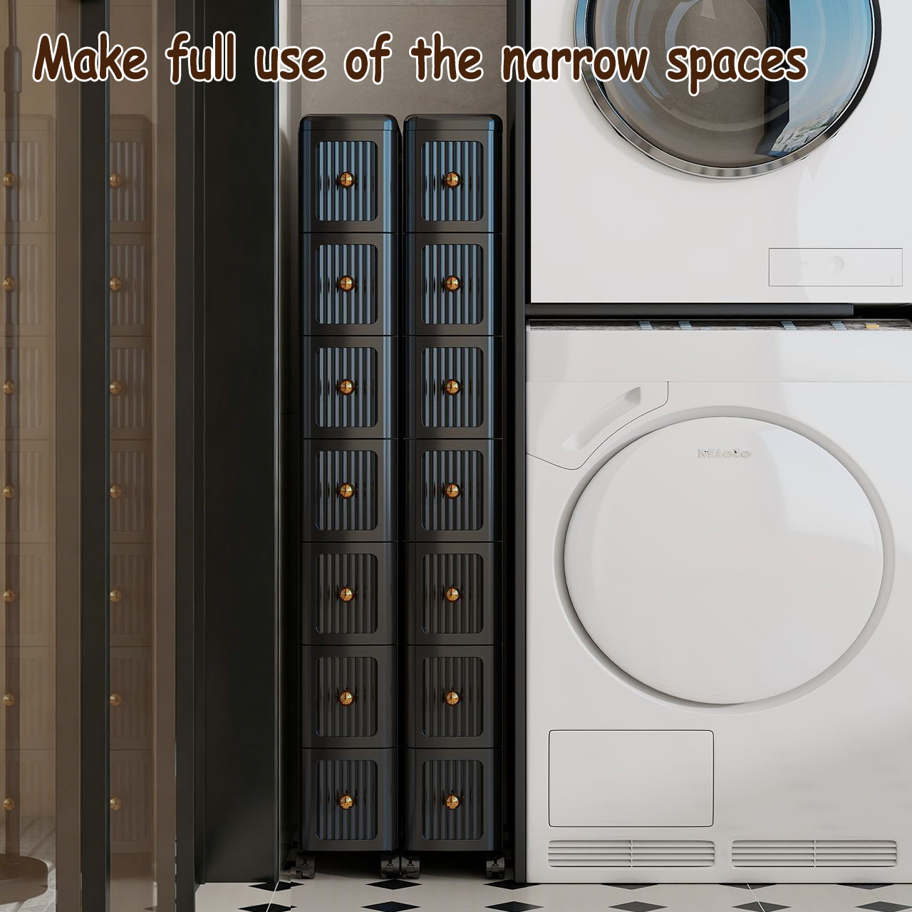 15CM Narrow Gap Drawer Storage - đánh giá và giá Home Goods Bathroom Cabinets