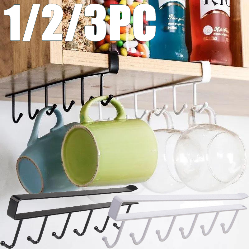 1/2/3PC 6 Hooks Kitchen Cabine - đánh giá và giá Home Goods Bathroom Cabinets