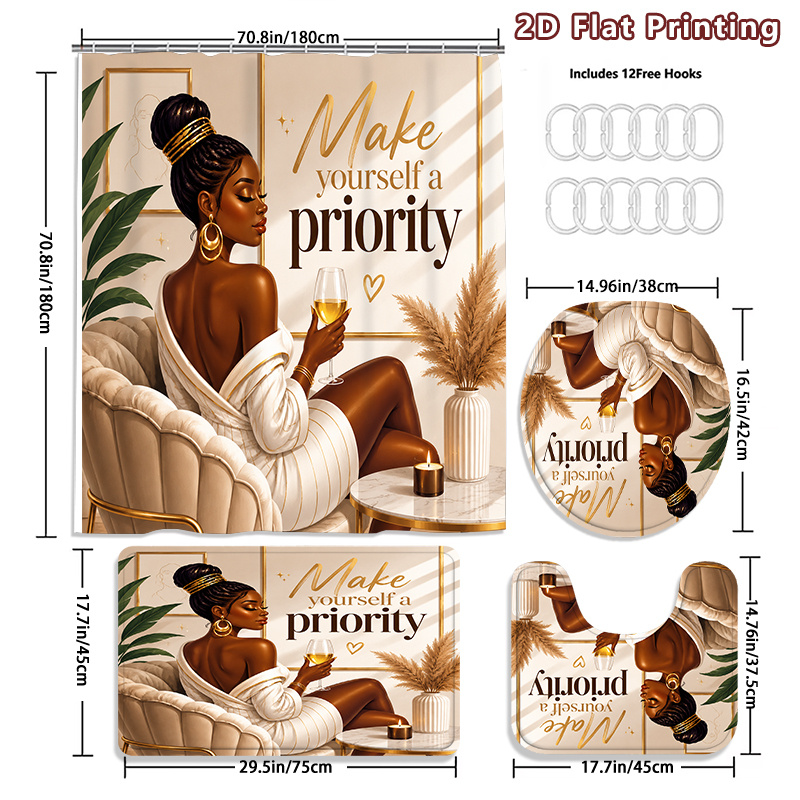 2D Flat, 2D Flat 4pcs Elegant  - đánh giá và giá Home Bathroom Quotes