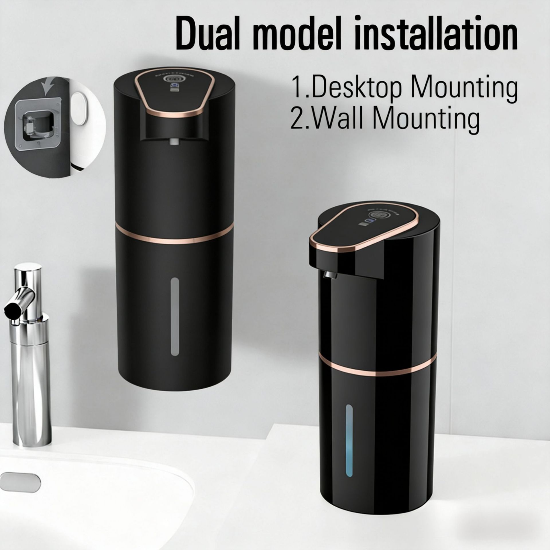 Electric Soap Dispenser Automa - đánh giá và giá Home Bathroom Wall Soap Dispenser