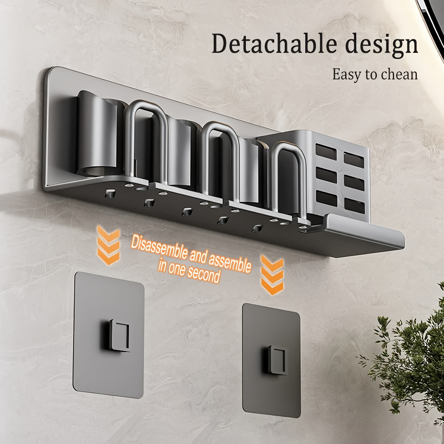 No Drill Wall Mounted Toothbru - đánh giá và giá Toothbrush Holder Set