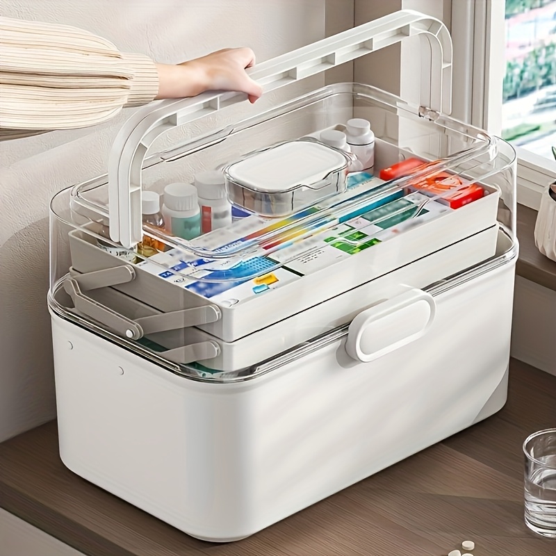 Large Capacity Clear Lid Medic - đánh giá và giá Home Goods Bathroom Cabinets