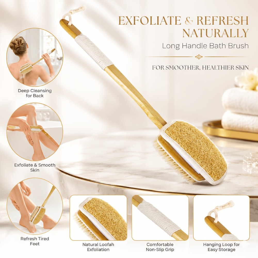 Wood Long Handle Bath Brush Na - đánh giá và giá Home Bathroom Cleaning Machine