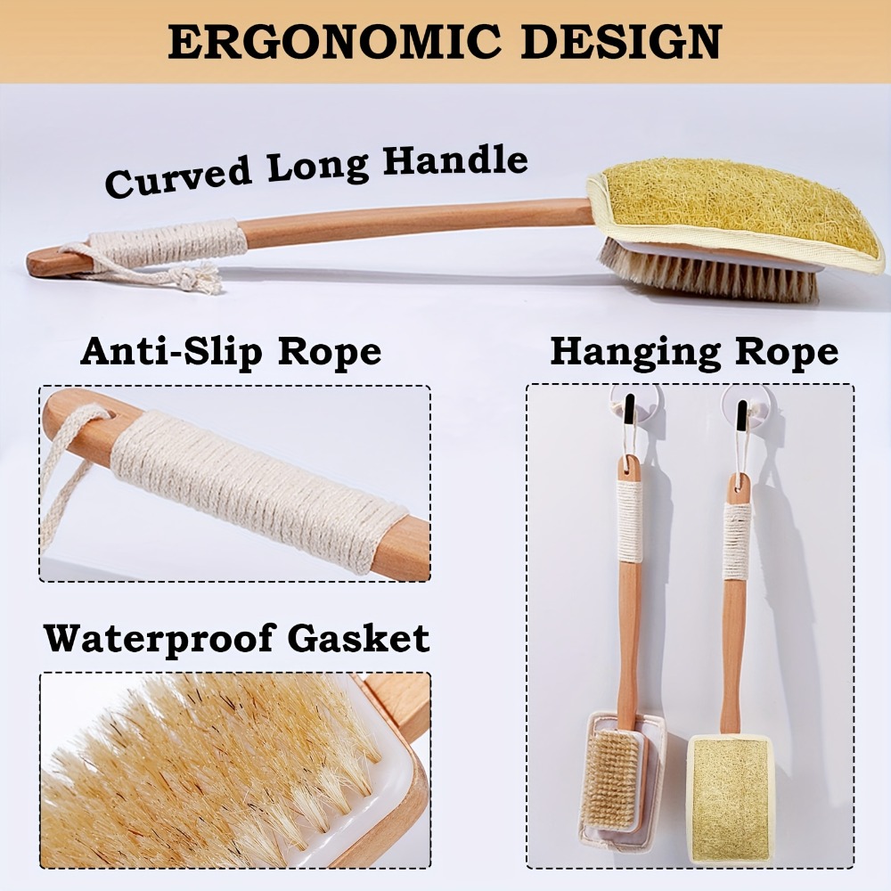 Wood Long Handle Bath Brush Na - đánh giá và giá Home Bathroom Cleaning Machine