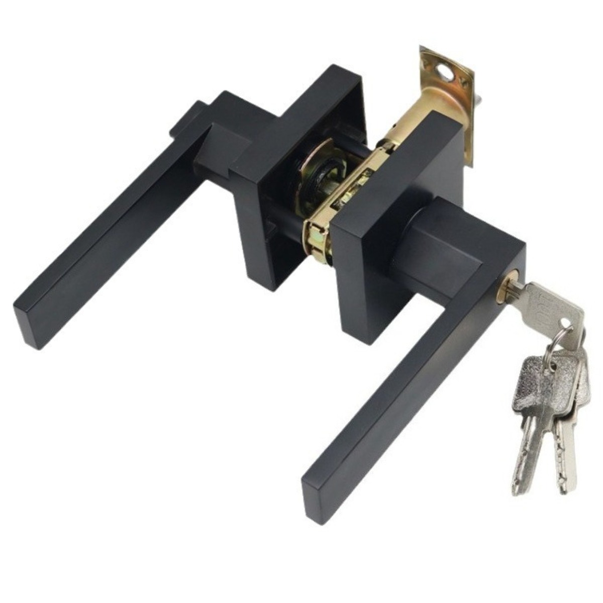 Privacy Door Lock Black Lever  - đánh giá và giá Home Bathroom Hardware