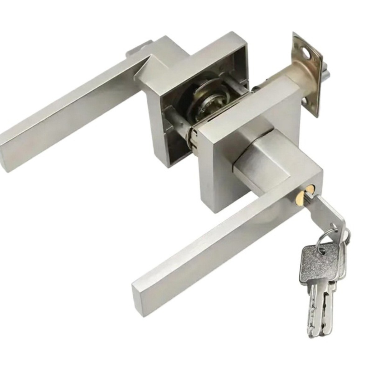 Privacy Door Lock Black Lever  - đánh giá và giá Home Bathroom Hardware