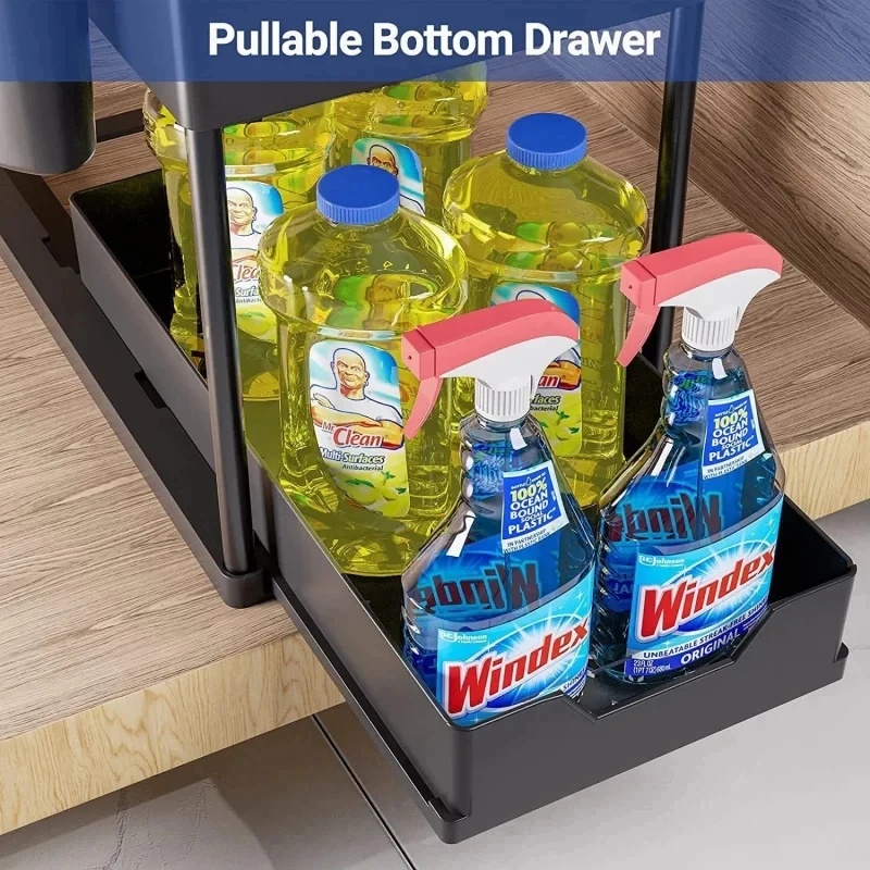 2 Tier Under Sink Organizer Sl - đánh giá và giá Home Goods Bathroom Cabinets
