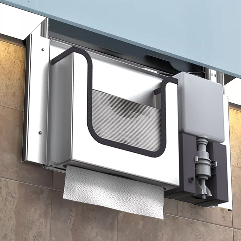 Stainless Steel Hidden Paper T - đánh giá và giá Home Bathroom Wall Soap Dispenser