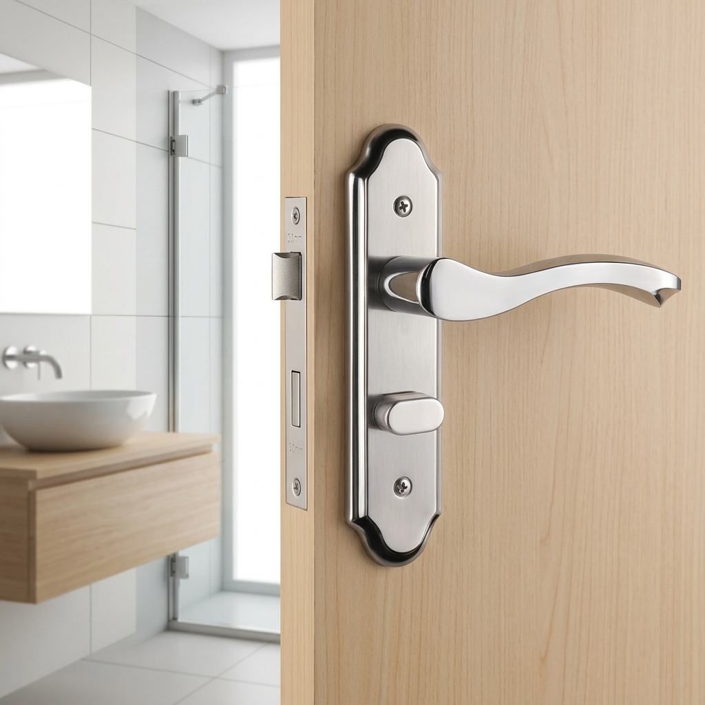 Door Lock Aluminum Alloy Priva - đánh giá và giá Home Bathroom Hardware