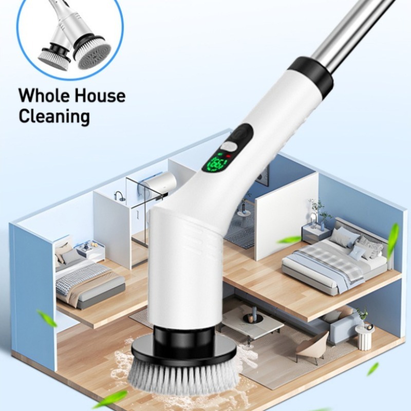 Electric Spin Scrubber 9 in 1  - đánh giá và giá Home Bathroom Cleaning Machine