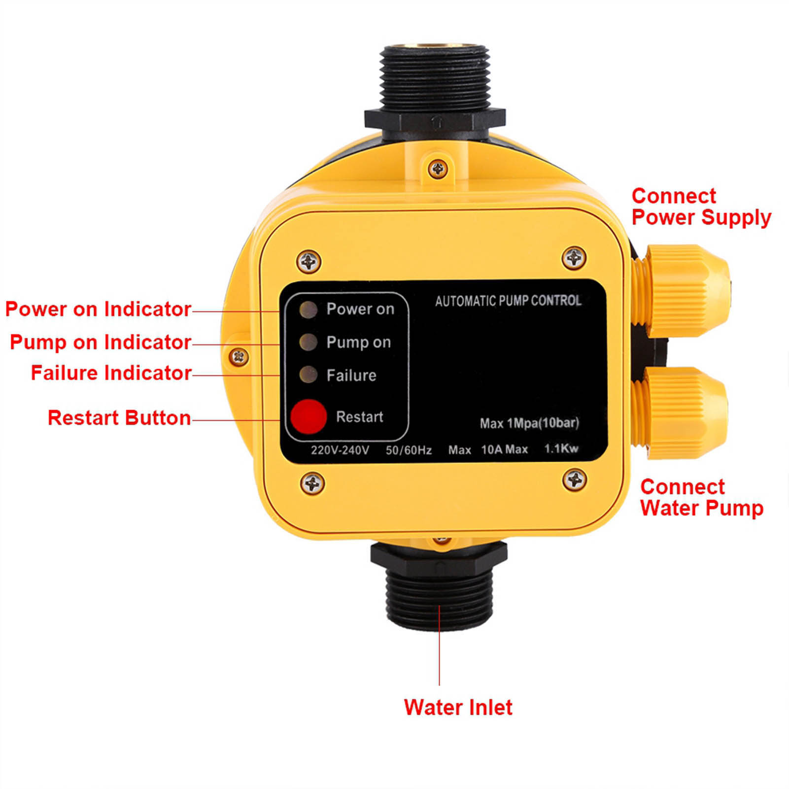 Automatic  Pressure  Electric  - đánh giá và giá Home Bathroom Pressure Pump