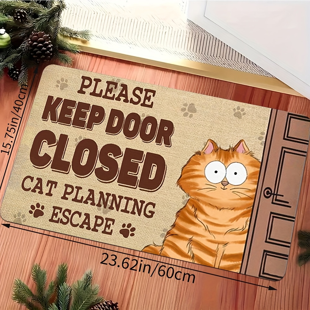 1pc Escape‑Planning‑Cat Print  - đánh giá và giá Home Bathroom Plan
